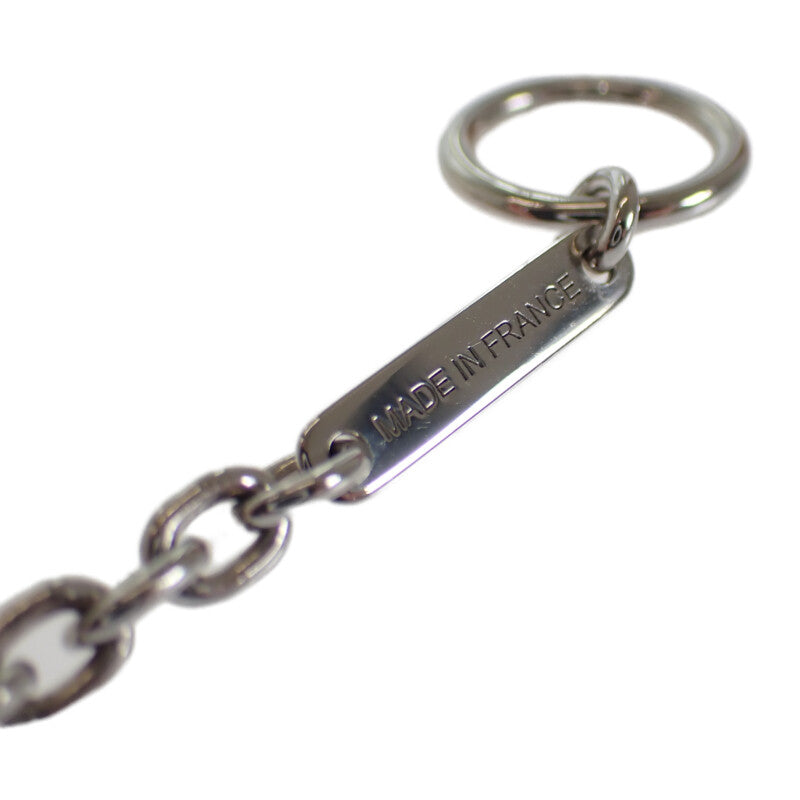 エルメス HERMES カルーゼル H077325 ネックレス メタル バッファローホーン シルバー ブルー ブラック レディース メンズ【中古】【SAランク】