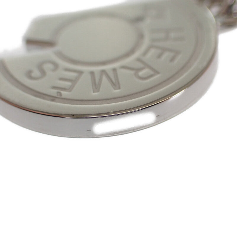 エルメス HERMES カルーゼル H077325 ネックレス メタル バッファローホーン シルバー ブルー ブラック レディース メンズ【中古】【SAランク】