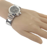 カルティエ CARTIER パシャC メリディアン W31079M7 腕時計 ステンレススチール 自動巻き ブラック文字盤 メンズ レディース ユニセックス【中古】【Aランク】