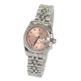 【中古】ロレックス ROLEX デイトジャスト 179174 腕時計 K18ホワイトゴールド ステンレススチール ピンク シルバー 自動巻き ピンク文字盤 レディース【Aランク】