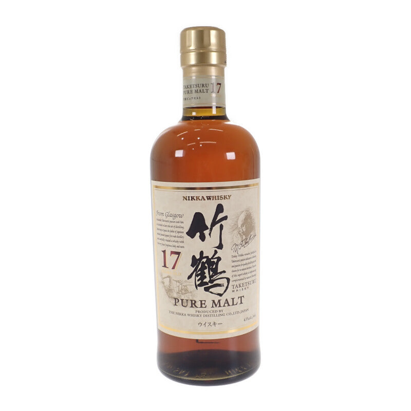 NIKKA ニッカ 竹鶴17年 お酒 ピュアモルト 700ml ウイスキー【中古