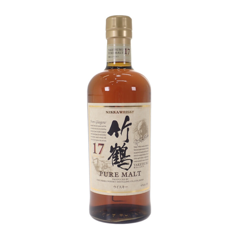 NIKKA ニッカ 竹鶴17年 ピュアモルト お酒 アルコール 700ml 43% ウイスキー【中古】【Sランク】