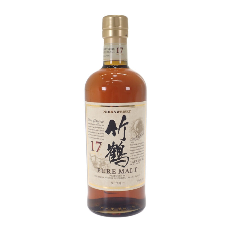 NIKKA ニッカ 竹鶴17年 ピュアモルト お酒 アルコール 700ml 43% ウイスキー メンズ レディース【中古】【Sランク】