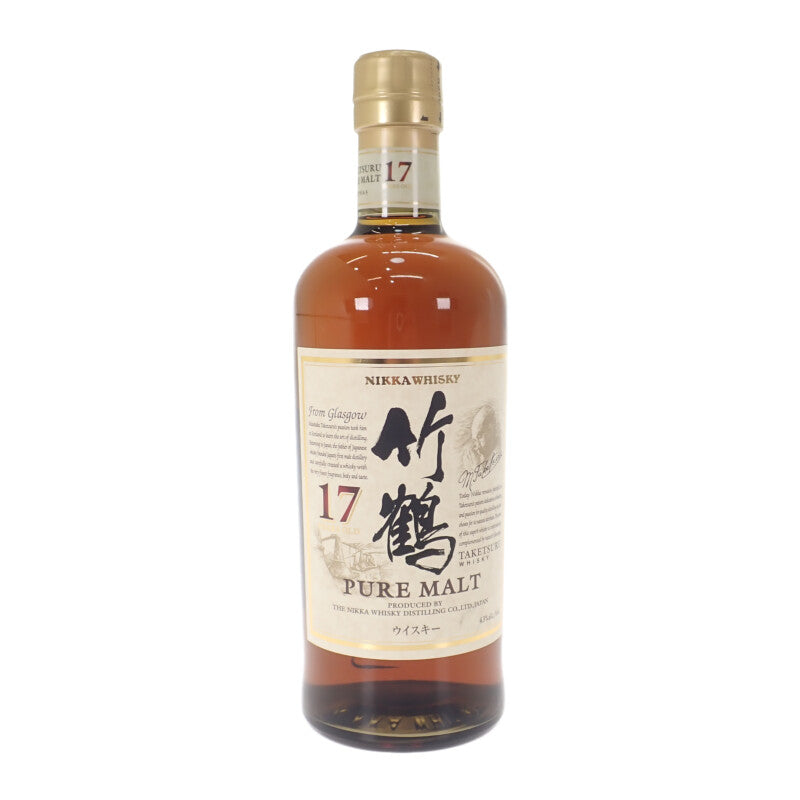 NIKKA ニッカ 竹鶴17年 ピュアモルト お酒 アルコール 700ml 43% ウイスキー メンズ レディース【中古】【Sランク】
