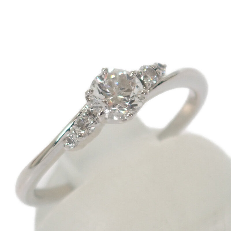 Pt900 デザインジュエリー 11号 リング Pt900プラチナ ダイヤモンド レディース【中古】【Aランク】