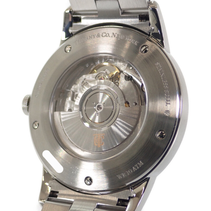 ティファニー TIFFANY&Co. CT60 3ハンド 34668299 腕時計 ステンレススチール 自動巻き ブルー文字盤 メンズ【中古】【Aランク】