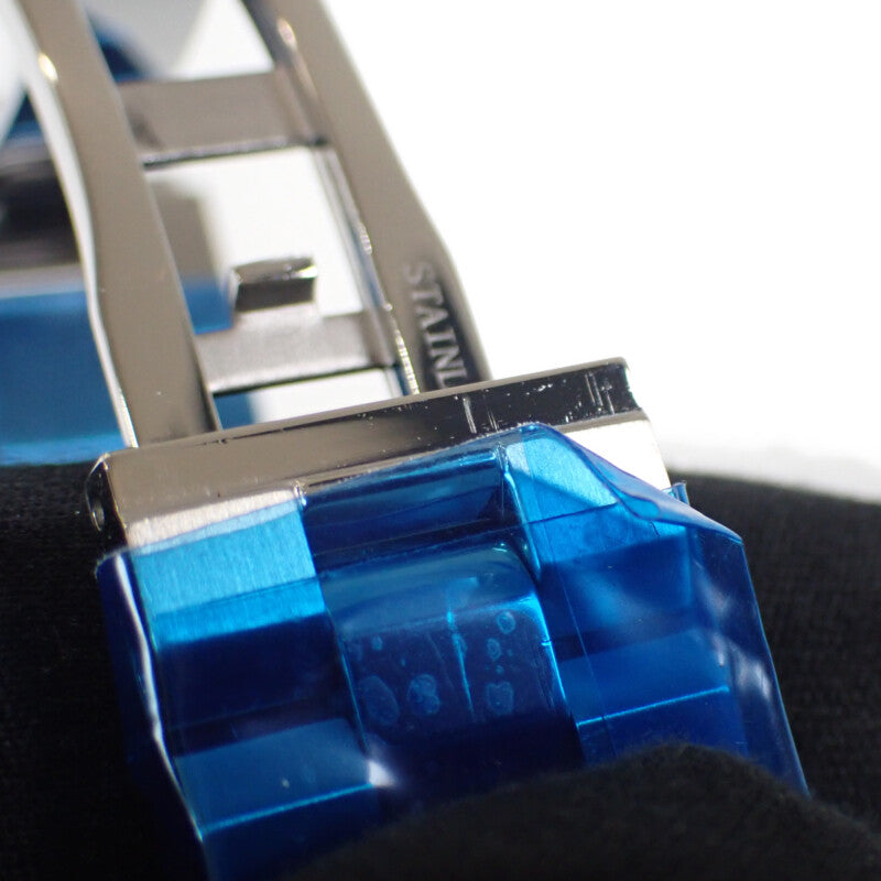 ティファニー TIFFANY&Co. CT60 3ハンド 34668299 腕時計 ステンレススチール 自動巻き ブルー文字盤 メンズ【中古】【Aランク】