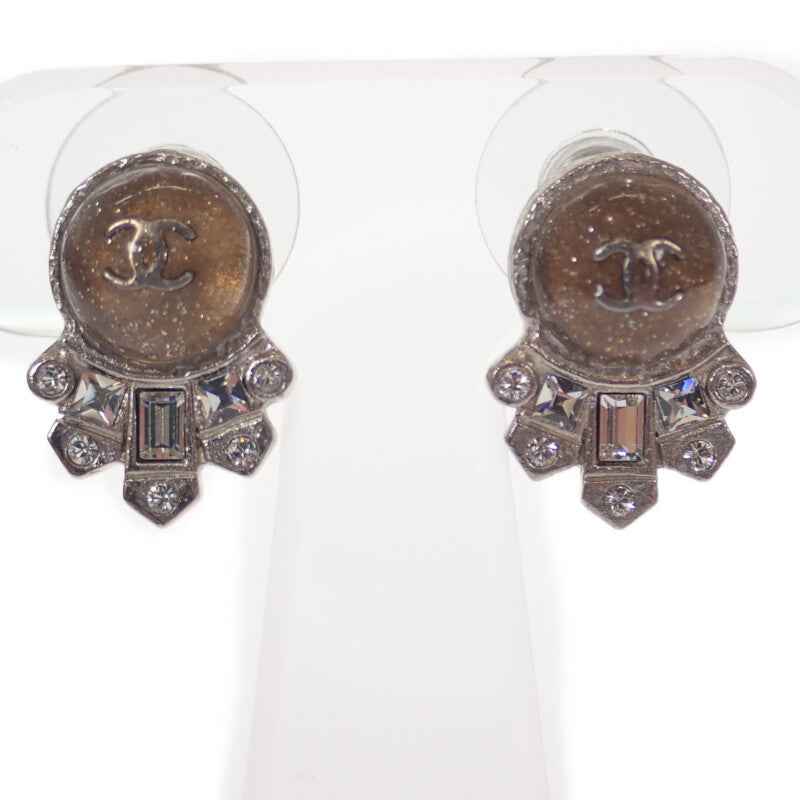 シャネル CHANEL ココマーク ピアス メタル シルバー レディース【中古】【ABランク】