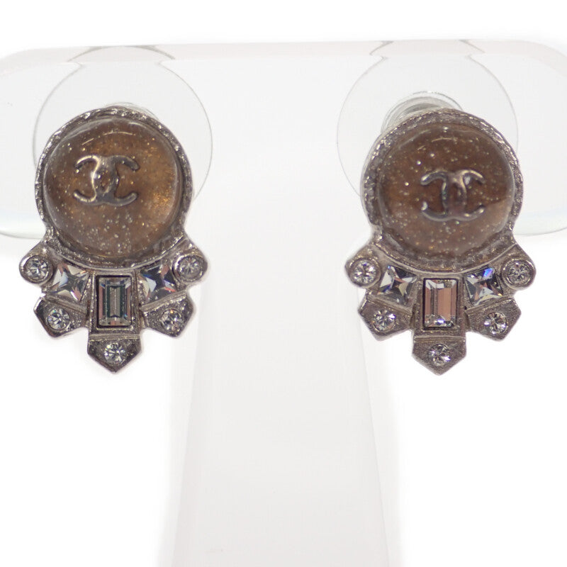 シャネル CHANEL ココマーク ピアス メタル シルバー レディース【中古】【ABランク】