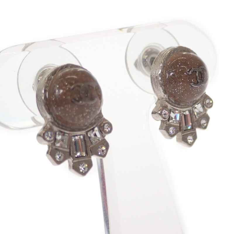 シャネル CHANEL ココマーク ピアス メタル シルバー レディース【中古】【ABランク】