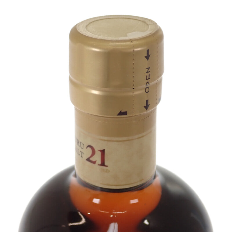 NIKKA 竹鶴21年 純麥威士忌 酒精 700ml 43% 威士忌 男士 女士【中古】【S級】