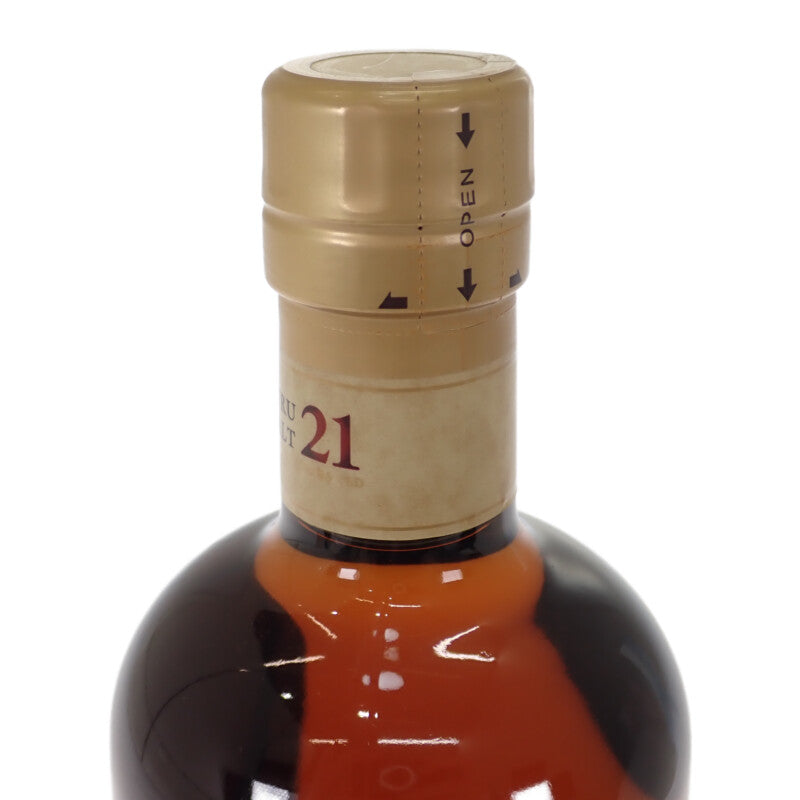 NIKKA 竹鶴21年 純麥威士忌 酒精 700ml 43% 威士忌【中古】【S級】