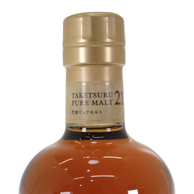 NIKKA 竹鶴21年 純麥威士忌 酒精 700ml 43% 威士忌【中古】【S級】
