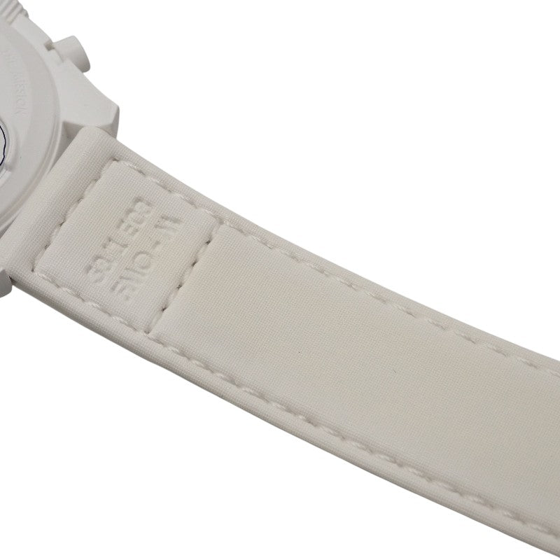 斯沃琪 Swatch 歐米茄 OMEGA Mission to the Moonphase 史努比 SO33W700 腕錶 陶瓷 尼龍 白色 石英 白色錶盤 男士【中古】【A級品】