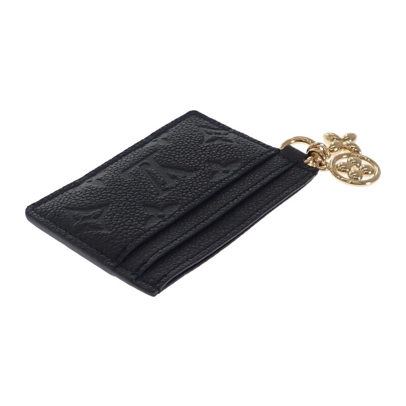 ルイヴィトン LOUIS VUITTON ポルトカルト LVチャーム M82132 カードケース モノグラムアンプラント ノワール メンズ レディース【中古】【Sランク】