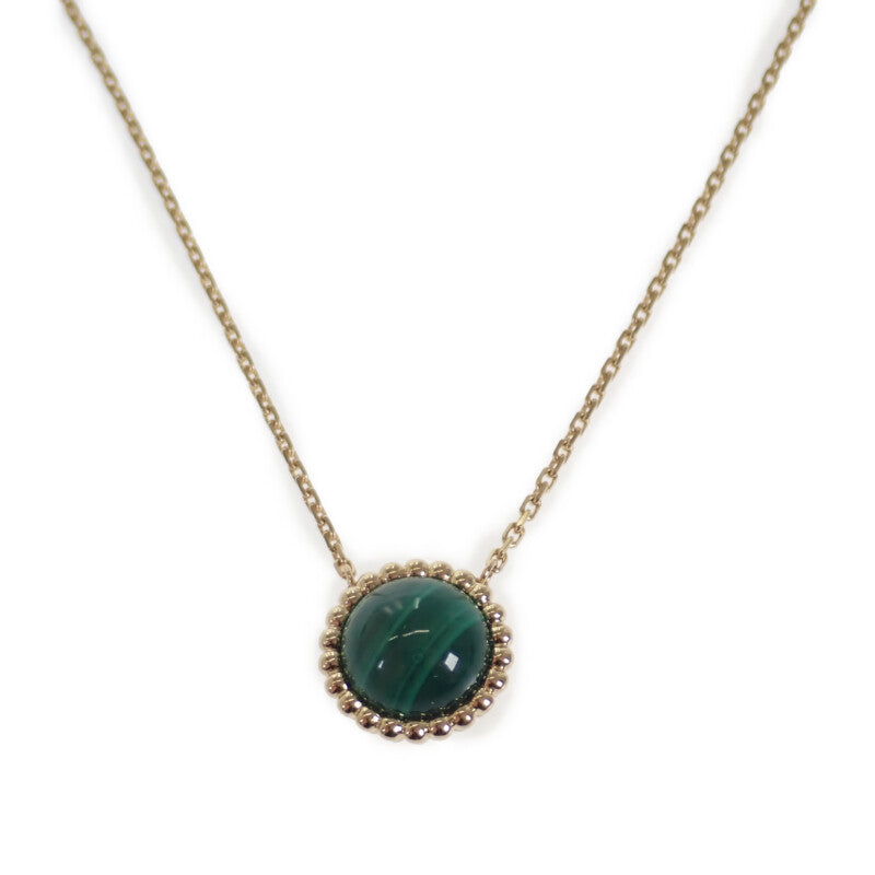 ヴァンクリーフ&アーペル Van Cleef & Arpels ペルレ クルール ペンダント VCARP4DM00 ネックレス K18イエローゴールド マラカイト レディース【中古】【Aランク】
