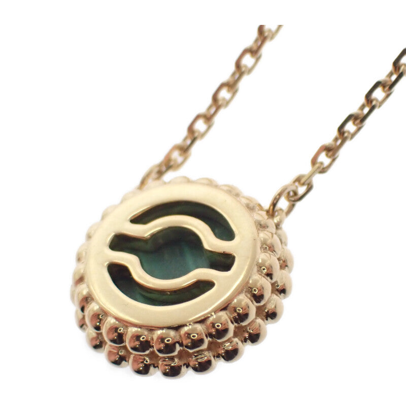 ヴァンクリーフ&アーペル Van Cleef & Arpels ペルレ クルール ペンダント VCARP4DM00 ネックレス K18イエローゴールド マラカイト レディース【中古】【Aランク】