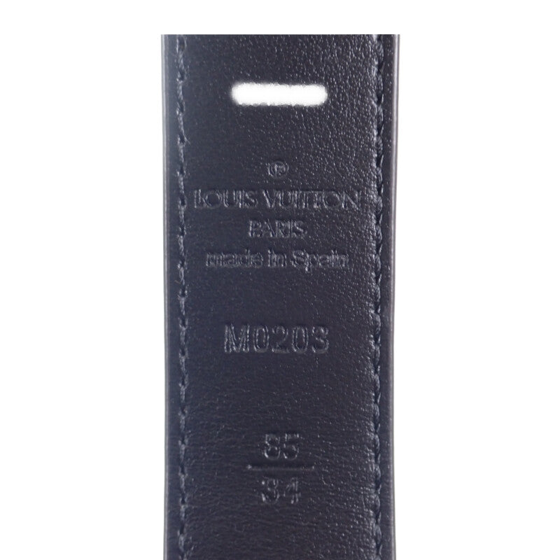 ルイヴィトン LOUIS VUITTON ドーフィーヌ25MM リバーシブル 85 M0203V モノグラム ベルト レザー ブラウン ブラック ゴールド金具 レディース【中古】【Aランク】