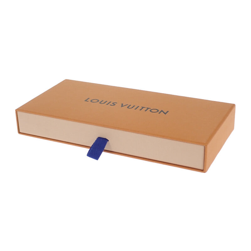 路易威登 LOUIS VUITTON 束髮帶 BB Ultimate M77778 絲巾 米色 藍海軍藍 女款【中古】【AB級】