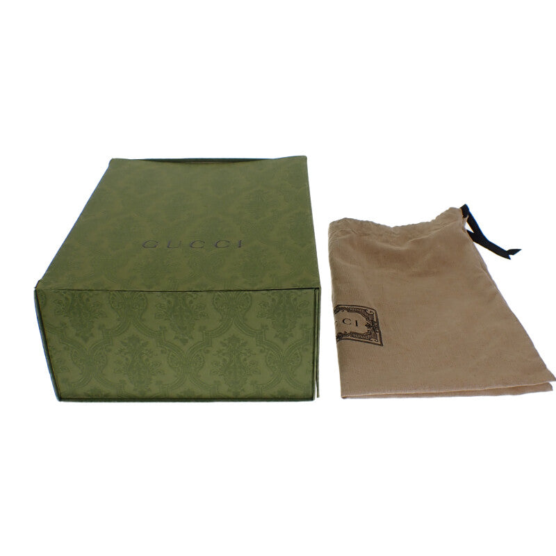 グッチ GUCCI GGマーモント スモール 447632_DTDHV_1000 ショルダーバッグ レザー ブラック ブラック金具 レディース【中古】【Aランク】