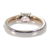 【中古】 デザインジュエリー ピンクサファイヤ リング K18ゴールド Pt900プラチナ 12号 ピンクサファイヤ ダイヤモンド レディース【Aランク】