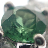 【中古】 デザインジュエリー リング Pt900プラチナ 12号 ツァボライト ダイヤモンド レディース【Aランク】