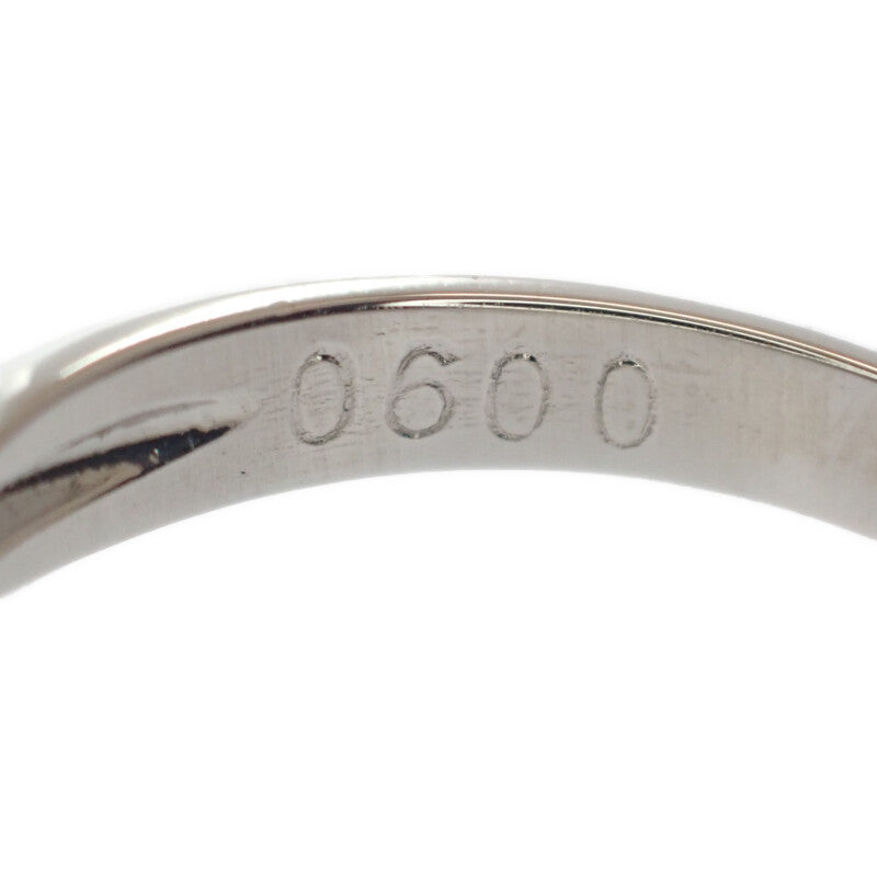 デザインジュエリー 12号 リング Pt900プラチナ ツァボライト ダイヤモンド レディース【中古】【Aランク】