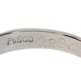 【中古】 デザインジュエリー リング Pt900プラチナ 12号 ツァボライト ダイヤモンド レディース【Aランク】