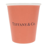 ティファニー TIFFANY&Co. コーヒーカップ 4個セット ペーパーカップ テーブルウェア 73242088 グラス 陶磁器 オレンジ レディース【中古】【Sランク】