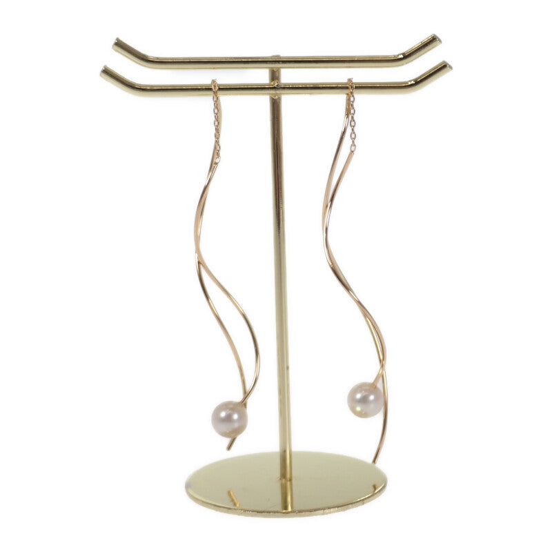 タサキ TASAKI 淡水真珠イヤリング ピアス EC-3679-18KYG ピアス K18イエローゴールド パール レディース【中古】【Aランク】