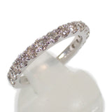 デザインジュエリー ハーフエタニティ リング Pt900プラチナ ダイヤモンド 12号 レディース【中古】【Aランク】