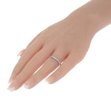 デザインジュエリー ハーフエタニティ リング Pt900プラチナ ダイヤモンド 12号 レディース【中古】【Aランク】