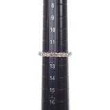 デザインジュエリー ハーフエタニティ リング Pt900プラチナ ダイヤモンド 12号 レディース【中古】【Aランク】