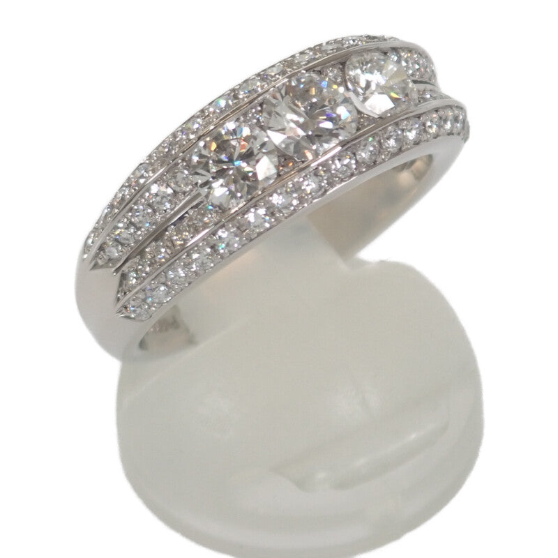 【Aランク】 デザイン ジュエリー リング Pt900プラチナ ダイヤモンド 16号 ダイヤモンド レディース【ISEYA】