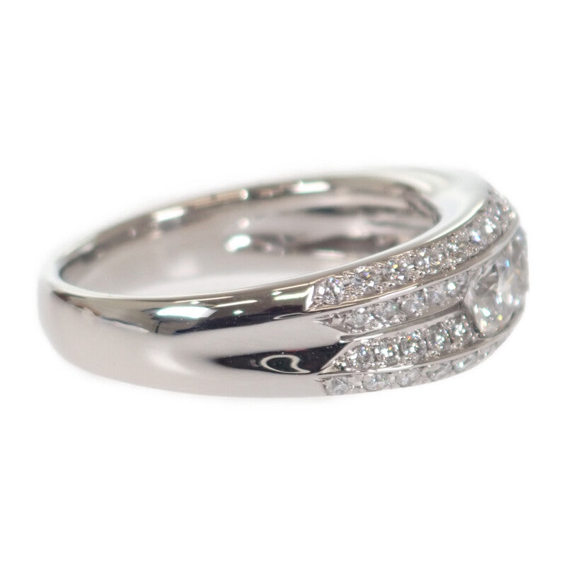 【Aランク】 デザイン ジュエリー リング Pt900プラチナ ダイヤモンド 16号 ダイヤモンド レディース【ISEYA】