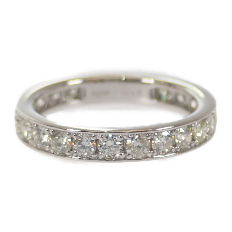 中古】 デザインジュエリー フルエタニティ リング Pt900プラチナ  