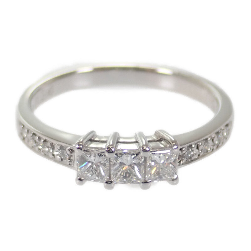 K18 スクエアカットリング 9号　K18 K18 フラットカットリング スクエア #9: K18(18金