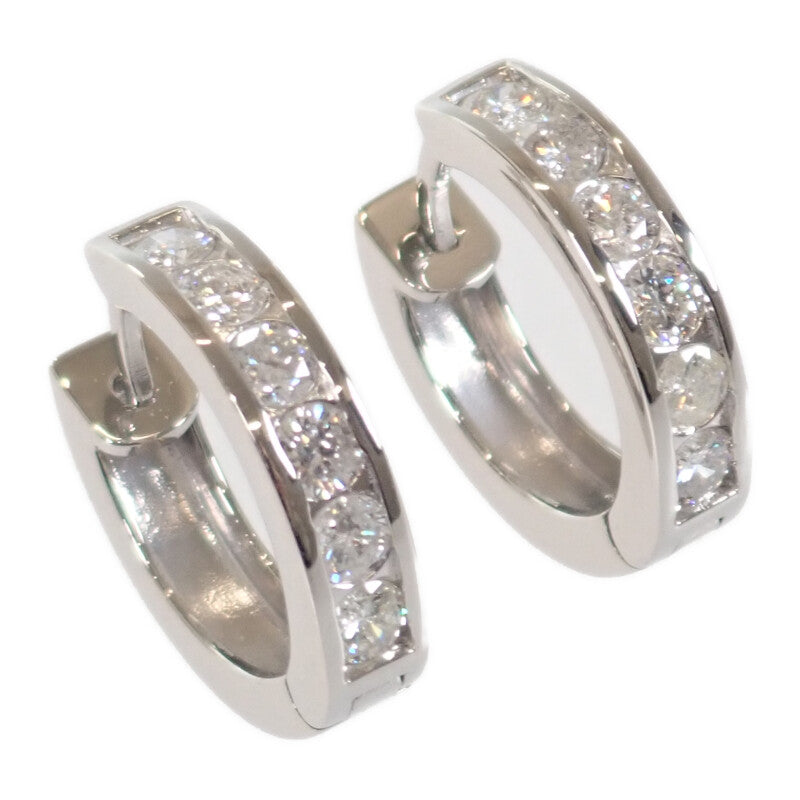 デザインジュエリー ピアス Pt900プラチナ ダイヤモンド レディース【中古】【Aランク】