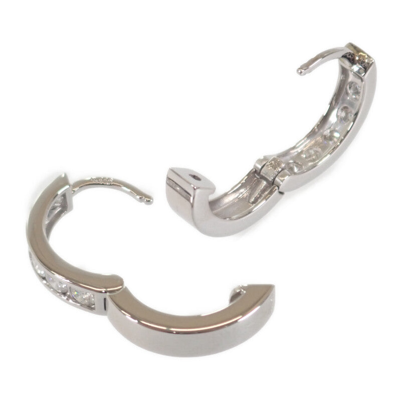 デザインジュエリー ピアス Pt900プラチナ ダイヤモンド レディース【中古】【Aランク】