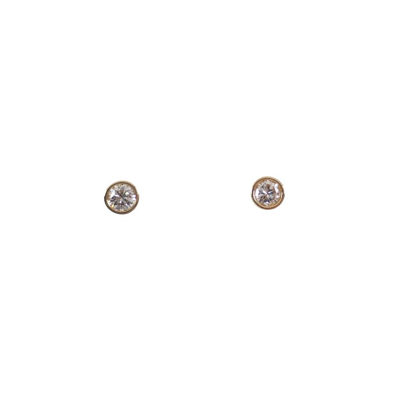 デザインジュエリー ピアス K18イエローゴールド ダイヤモンド レディース【中古】【Aランク】