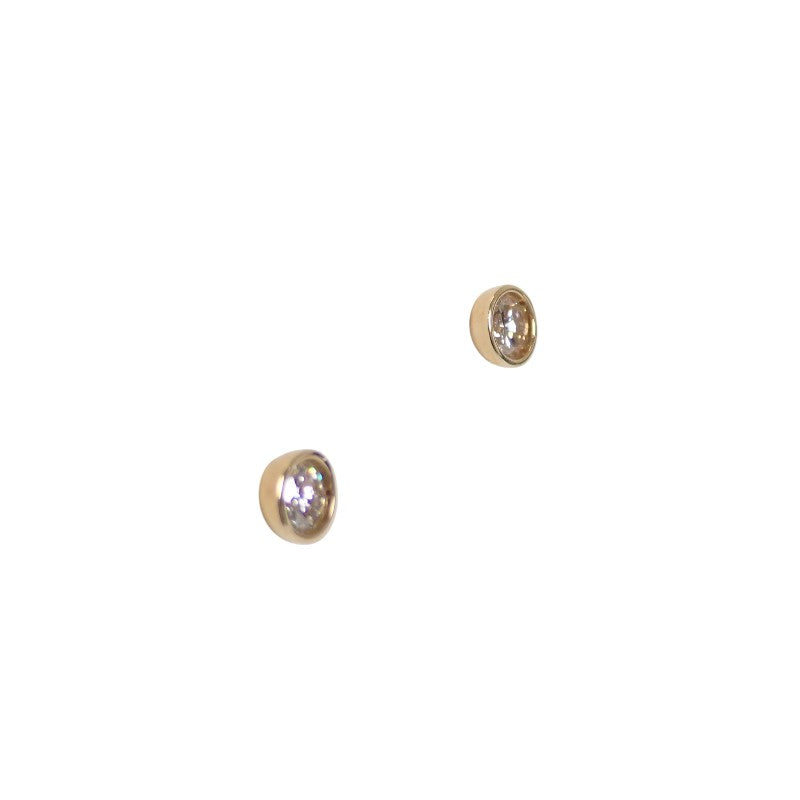 デザインジュエリー ピアス K18イエローゴールド ダイヤモンド レディース【中古】【Aランク】