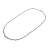 デザインジュエリー テニス ペンダント ネックレス K18ホワイトゴールド ダイヤモンド メンズ レディース【中古】【Aランク】