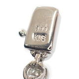 デザインジュエリー テニス ペンダント ネックレス K18ホワイトゴールド ダイヤモンド メンズ レディース【中古】【Aランク】