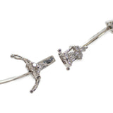 デザイン ジュエリー ブレスレット K18ホワイトゴールド ダイヤモンド レディース【中古】【Aランク】