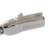 デザイン ジュエリー ハート ブレスレット K18ホワイトゴールド ダイヤモンド レディース【中古】【Aランク】