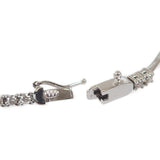 【中古】 デザイン ジュエリー ブレスレット K18ホワイトゴールド ダイヤモンド レディース メンズ【Aランク】