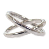 ミキモト MIKIMOTO クロスダイヤ 11.5号 リング K18ホワイトゴールド ダイヤモンド レディース【中古】【Aランク】