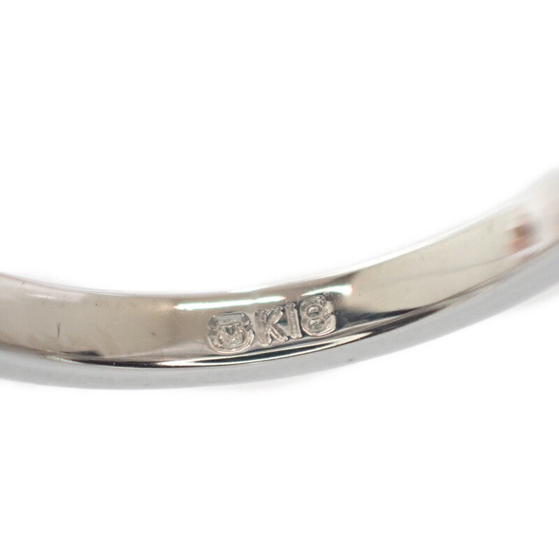 ミキモト MIKIMOTO クロスダイヤ 11.5号 リング K18ホワイトゴールド ダイヤモンド レディース【中古】【Aランク】