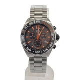 タグホイヤー TAG HEUER フォーミュラ1 クロノグラフ CAZ101AH.BA0842 腕時計 ステンレススチール クオーツ グレー文字盤 メンズ【中古】【Aランク】