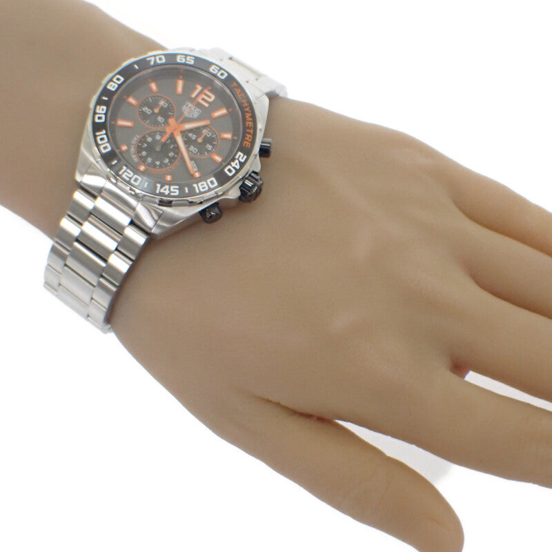 TAG HEUER 泰格豪雅 Formula 1 一級方程式計時腕錶 CAZ101AH.BA0842 精鋼 銀色 石英 灰色錶盤 男士【中古】【A級】